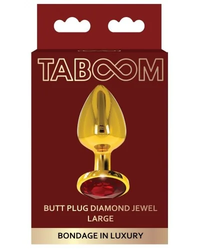 Plug bijou anal Jewel Taboom 8 x 4cm sur la Boutique du Hard