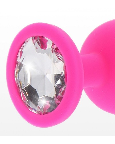 Plug Bijou Diamond Booty L 9 x 4cm Rose sur la Boutique du Hard