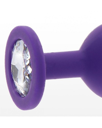 Plug Bijou Diamond Booty L 9 x 4cm Violet sur la Boutique du Hard