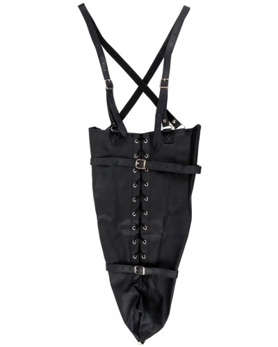 Camisole pour Bras Lace-Up Full Noire sur la Boutique du Hard