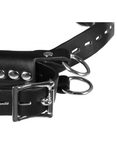 Menottes pour Cuisses Kneeling Cuffs noires sur la Boutique du Hard