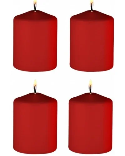 Lot de 4 bougies Tease Candle Orange sanguine 24g sur la Boutique du Hard