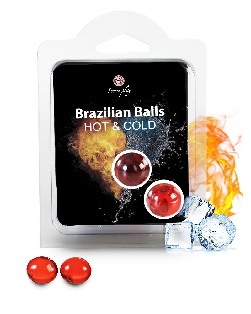 Boules de massages BRAZILIAN BALLS Effet chaud/froid sur la Boutique du Hard