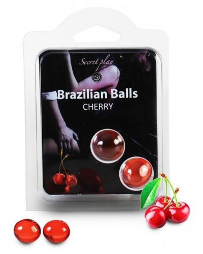 Boules de massage BRAZILIAN BALLS Cerise sur la Boutique du Hard