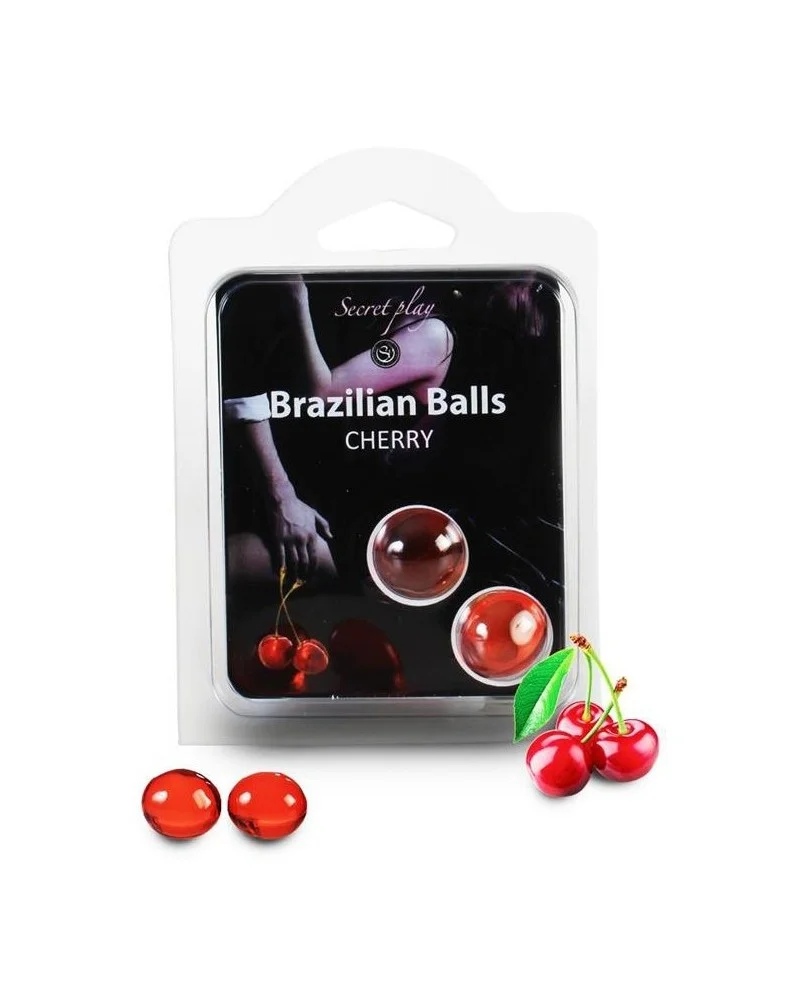 Boules de massage BRAZILIAN BALLS Cerise sur la Boutique du Hard