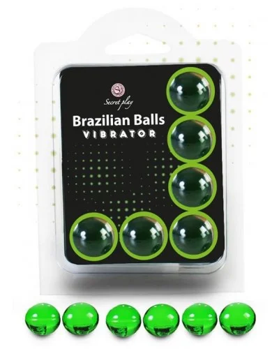 Boules de massage Brazilian Balls Vibrator x6 sur la Boutique du Hard