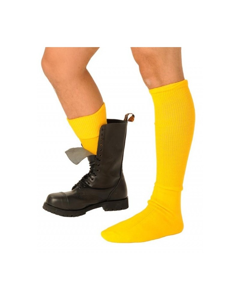 Chaussettes Boots Jaunes sur la Boutique du Hard