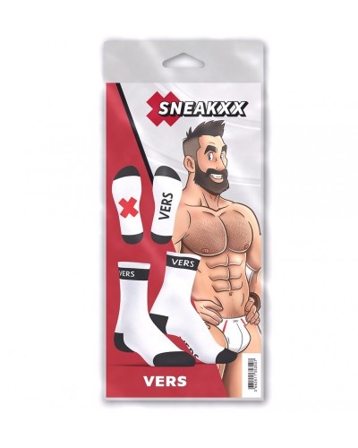 Chaussettes blanches Vers SneakXX sur la Boutique du Hard