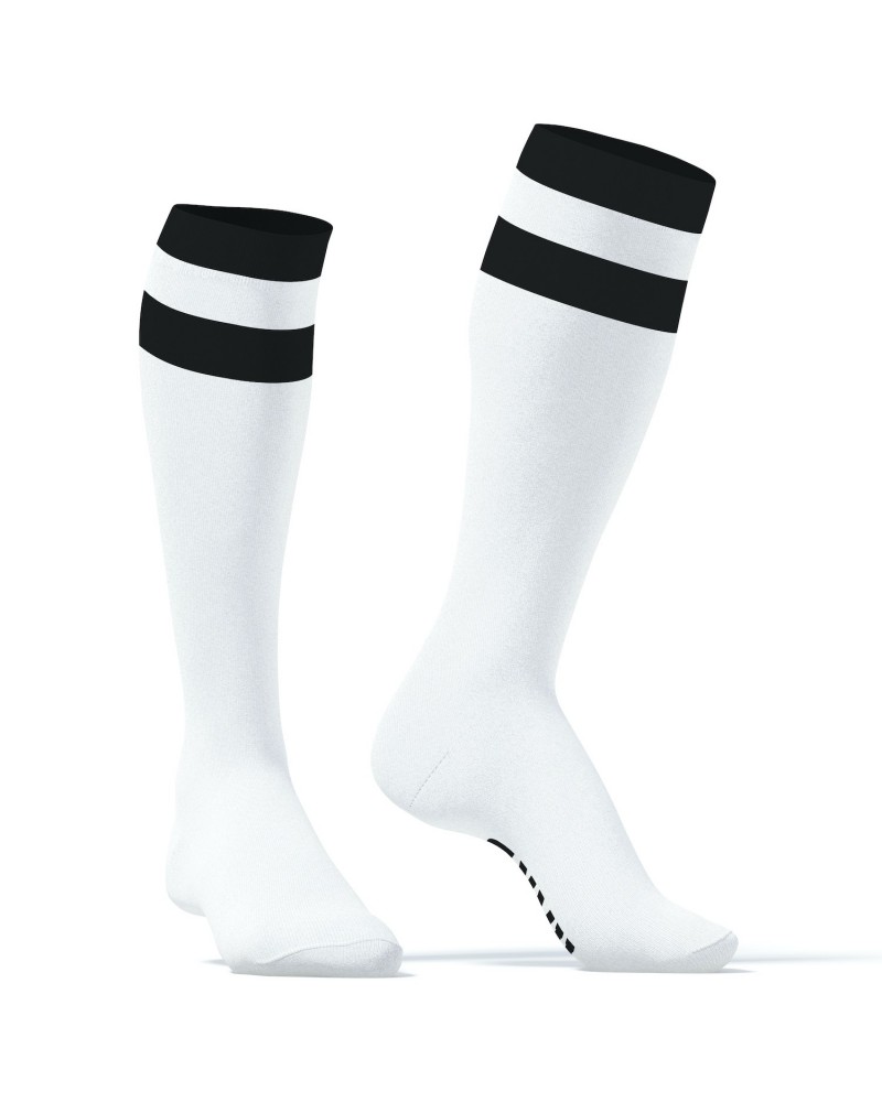 Chaussettes hautes Hard SneakXX Blanc-Noir sur la Boutique du Hard