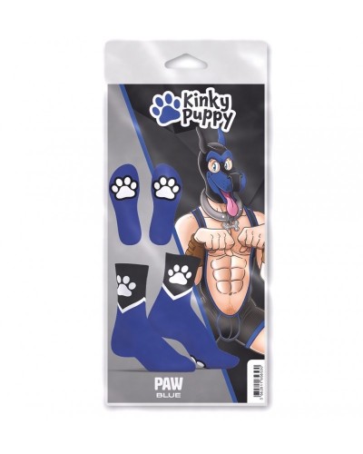 Chaussettes Paw Kinky Puppy Bleues sur la Boutique du Hard