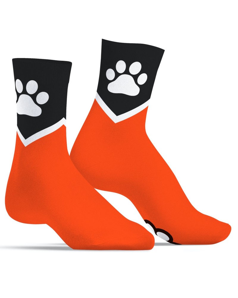 Chaussettes Paw Kinky Puppy Orange sur la Boutique du Hard