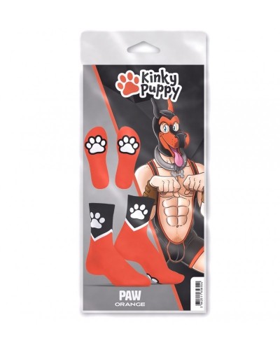 Chaussettes Paw Kinky Puppy Orange sur la Boutique du Hard