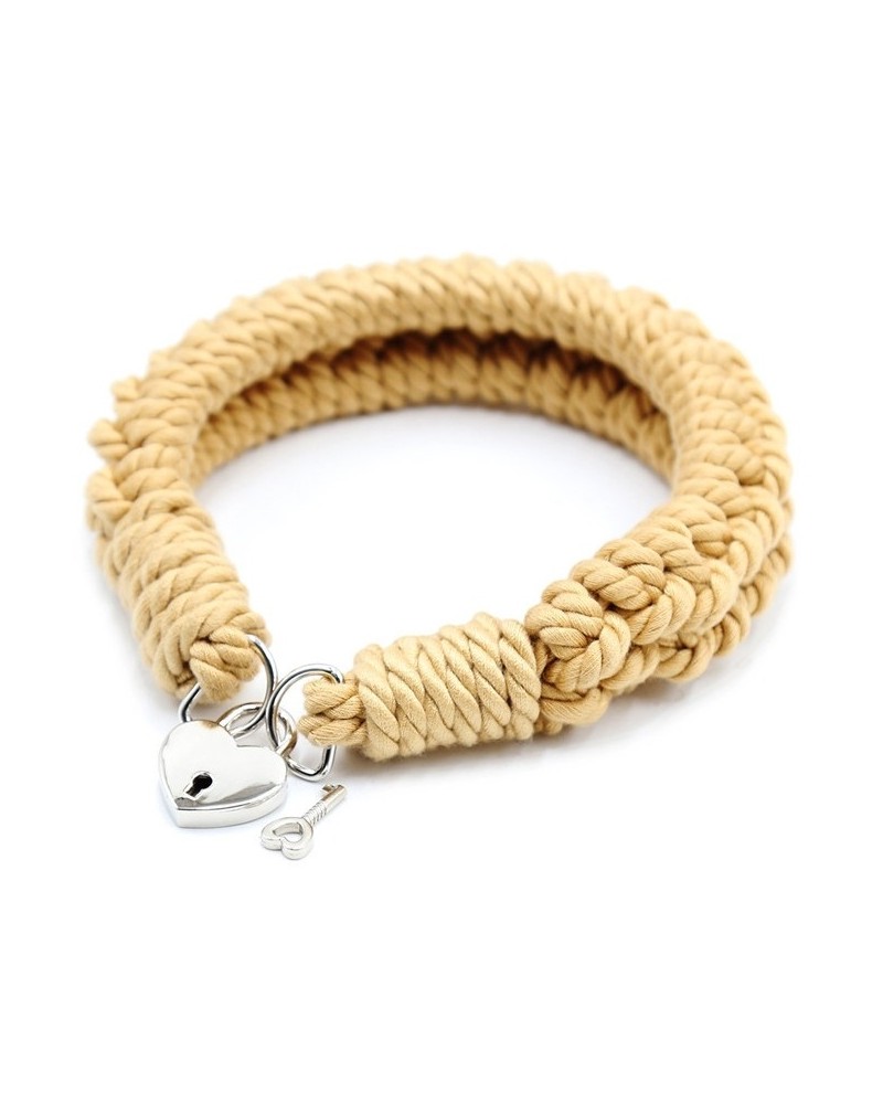 Collier Corde Hemp Collar 45cm sur la Boutique du Hard