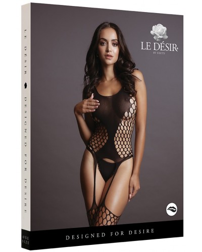 Combi sexy Fence Net Noir sur la Boutique du Hard