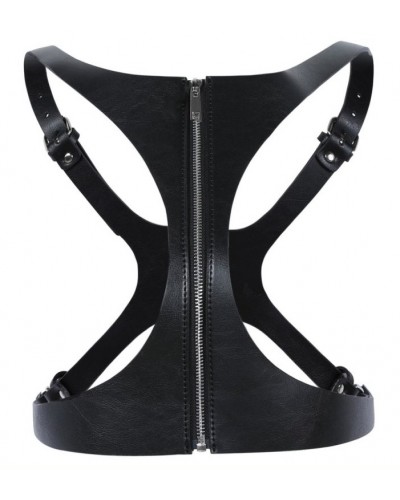 Corset SM Vinyle Noir sur la Boutique du Hard