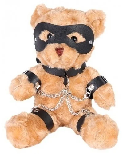 Ours Peluche Teddy Bear Bondage 31cm Marron sur la Boutique du Hard