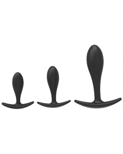 Kit de 3 mini plugs Training Curve Noirs pas cher