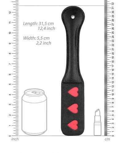 Paddle Tri Hearts 32cm sur la Boutique du Hard