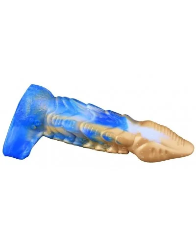 Gaine de pénis Monster Frex 18 x 5cm Bleu-Jaune sur la Boutique du Hard