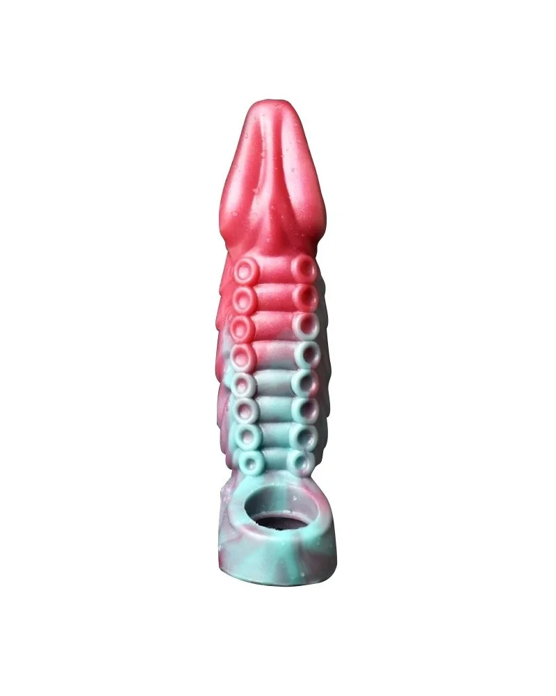 Gaine de pénis Monster Frex 18 x 5cm Bleu-Rose sur la Boutique du Hard