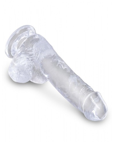 Gode transparent king Cock 13.5 x 3.5cm sur la Boutique du Hard