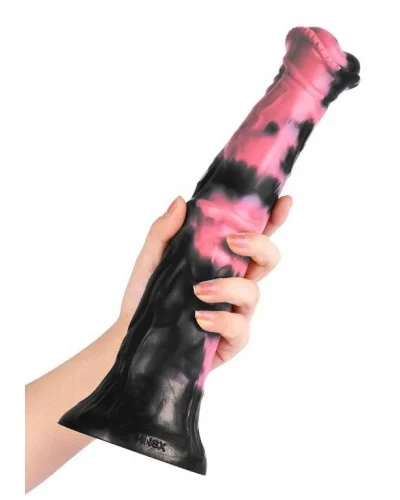 Gode Animal Ragulf 26 x 5.5cm Noir-Rose sur la Boutique du Hard