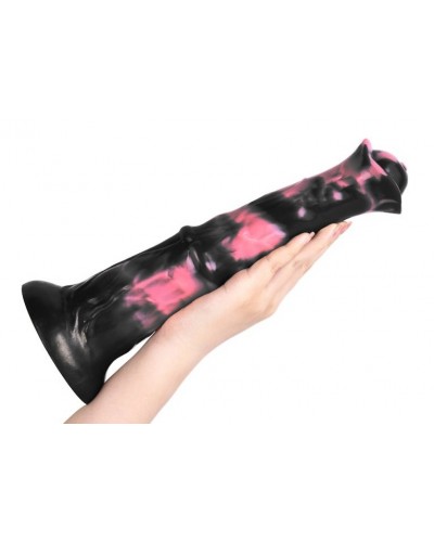 Gode Animal Exulf 26 x 6cm Noir-Rose sur la Boutique du Hard