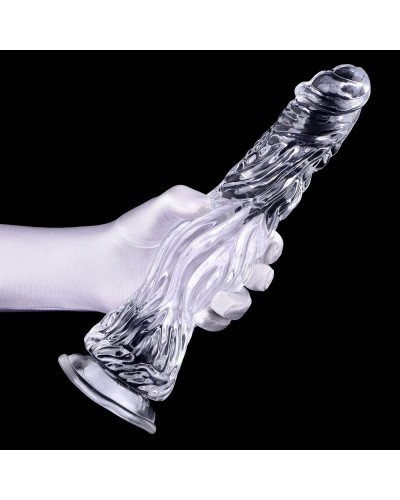 Gode Monster Transparent Kail L 25 x 7cm sur la Boutique du Hard