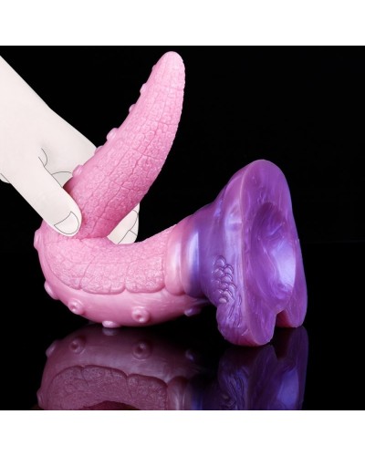 Gode Pinky Tentacle 25 x 5.5cm Rose-Violet sur la Boutique du Hard