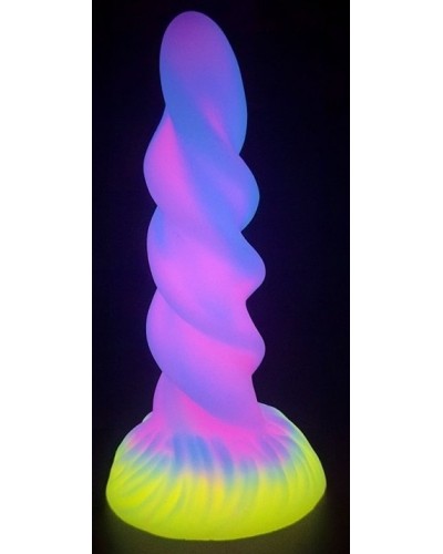 Gode Licorne Spiral Luminescent 17 x 5.5cm sur la Boutique du Hard