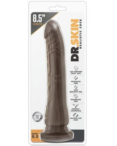 Gode réaliste Cock Star Dr Skin 20  x4cm Marron sur la Boutique du Hard