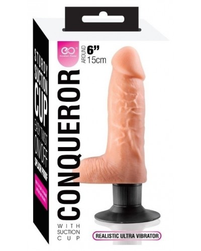 Gode vibrant Conqueror 12.5 x 4cm sur la Boutique du Hard