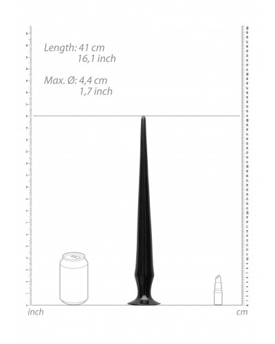 Plug long Ass Spike M 41 x 4cm sur la Boutique du Hard