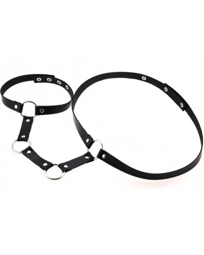 Collier + Ceinture Waist Neck Noir sur la Boutique du Hard