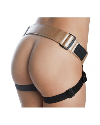 Ceinture Harnais pour Gode Dorcel Strap-On-Me Doré sur la Boutique du Hard