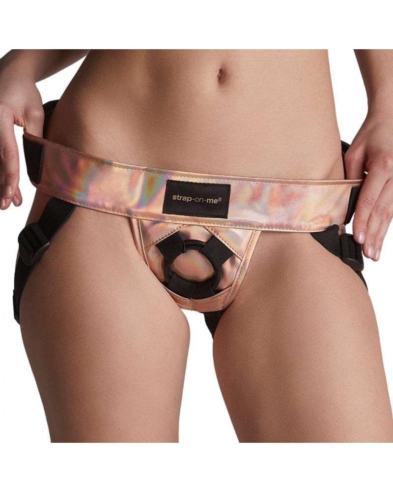 Ceinture Harnais pour Gode Strap-On-Me Rose doré sur la Boutique du Hard