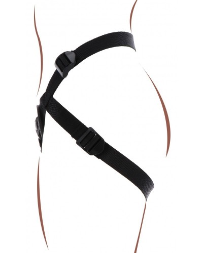 Harnais pour Gode ceinture Strap-On Get Real Noir sur la Boutique du Hard