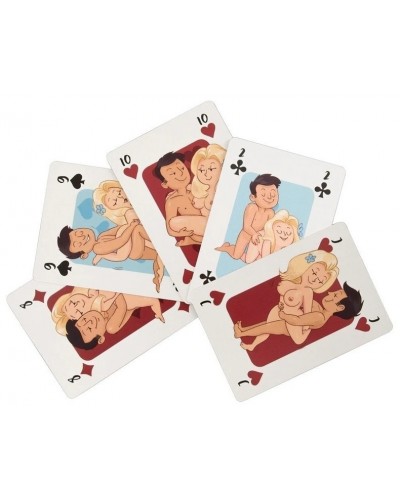 Jeu de 54 Cartes Kama Sutra sur la Boutique du Hard