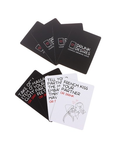 Jeu de Cartes à Boire Drunk Desires sur la Boutique du Hard