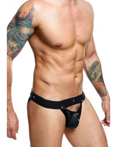 Jockstrap PEAKABOO Noir sur la Boutique du Hard