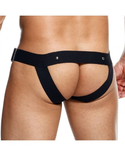 Jockstrap Cockring DNGEON Noir sur la Boutique du Hard