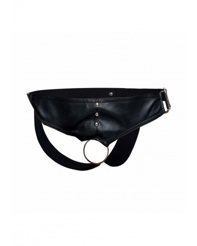 Jockstrap Cockring DNGEON Noir sur la Boutique du Hard