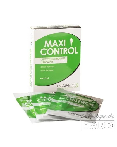 Lingettes retardantes Maxi Control x6 pas cher
