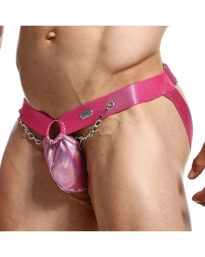 Jockstrap Ring & Chain Dngeon Rose sur la Boutique du Hard