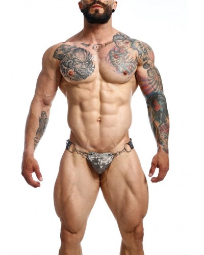 Jockstrap Snap Dngeon Camouflage Argenté sur la Boutique du Hard