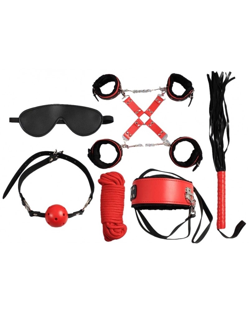 Kit Sm Secret Play 8 Pièces Noir-Rouge sur la Boutique du Hard