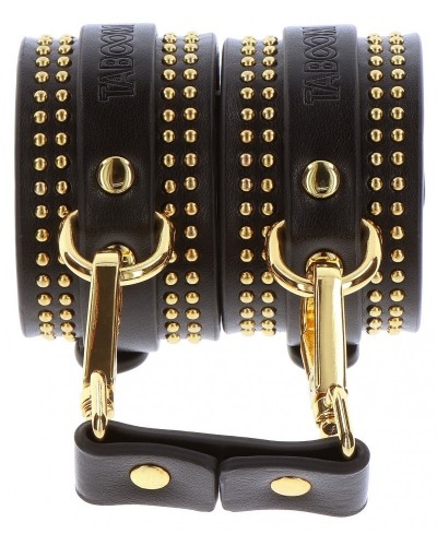 Menottes de chevilles Studded Vogue Noires sur la Boutique du Hard