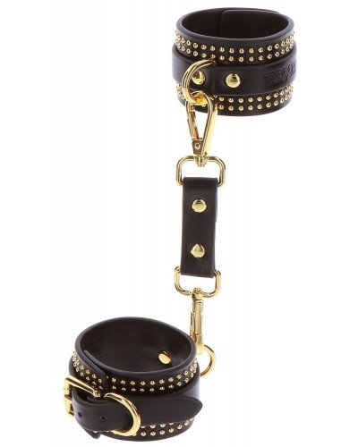 Menottes de chevilles Studded Vogue Noires sur la Boutique du Hard