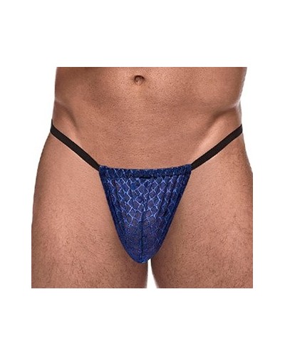 String DIAMOND MESH Bleu sur la Boutique du Hard