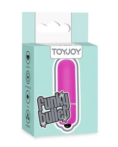 Mini Vibro Funky Bullet 5.5cm Fuchsia sur la Boutique du Hard